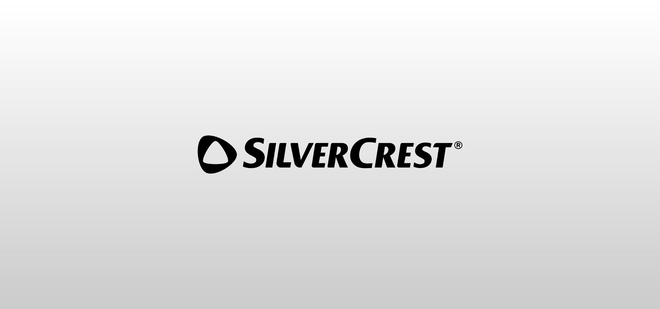 SilverCrest logo on a light grey gradient background.