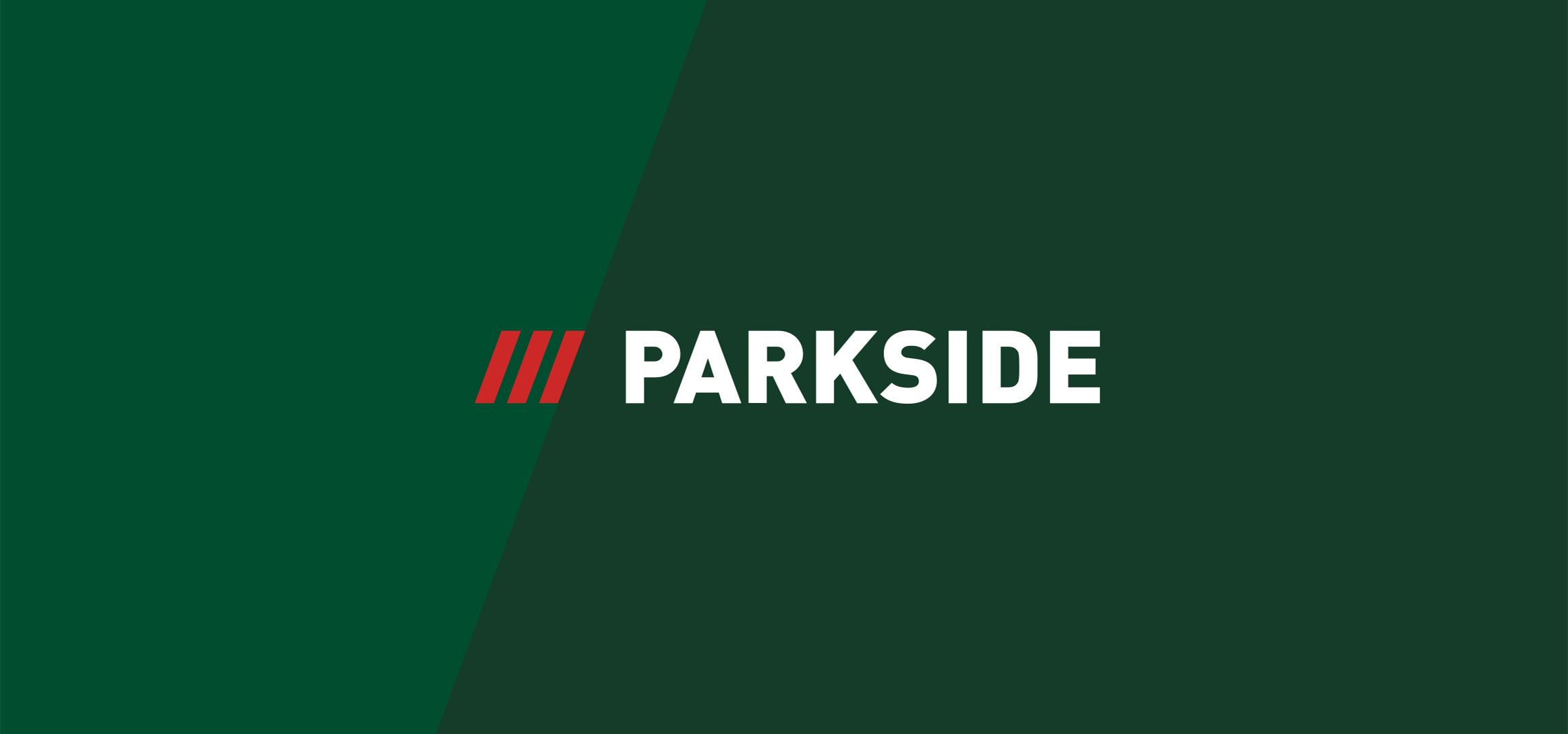 Parkside logo on a dark green background.