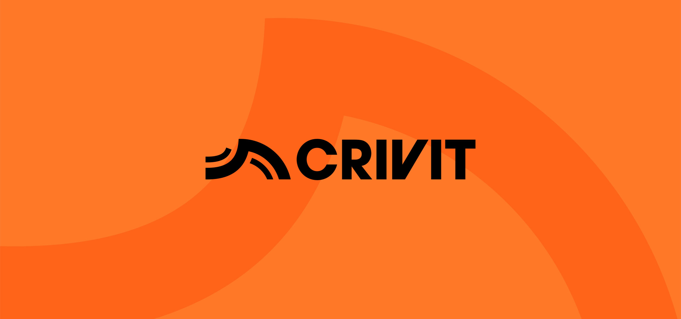 Crivit logo on an orange background.